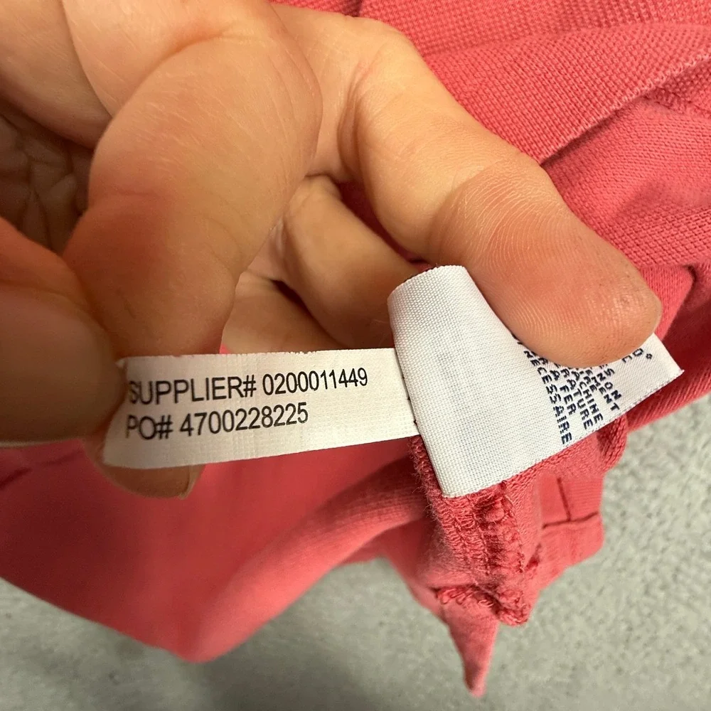 Ralph Lauren Polo‎ Shirt Coral Pink Classic Fit Mens L G Short Sleeve